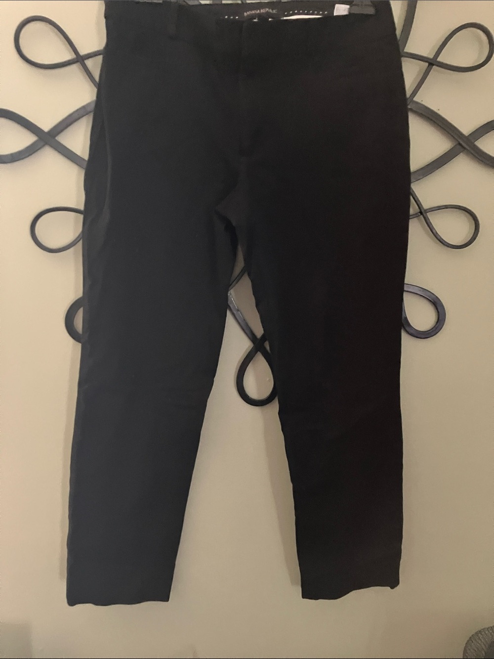 Banana Republic Women's Straight-Leg Black Dress Pants